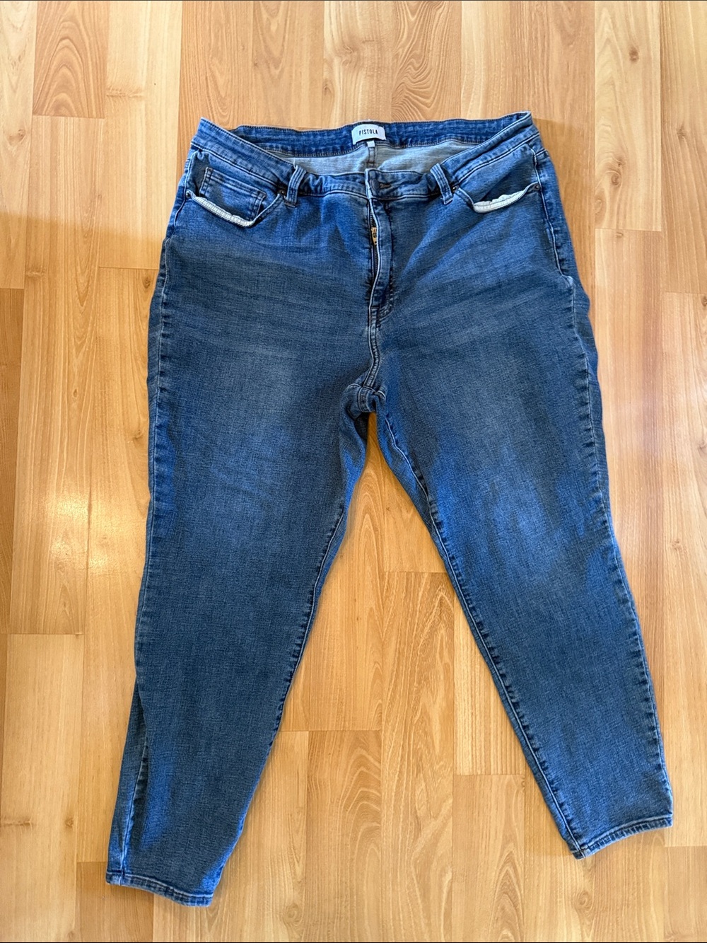 pistola Blue High-Rise Skinny Jeans